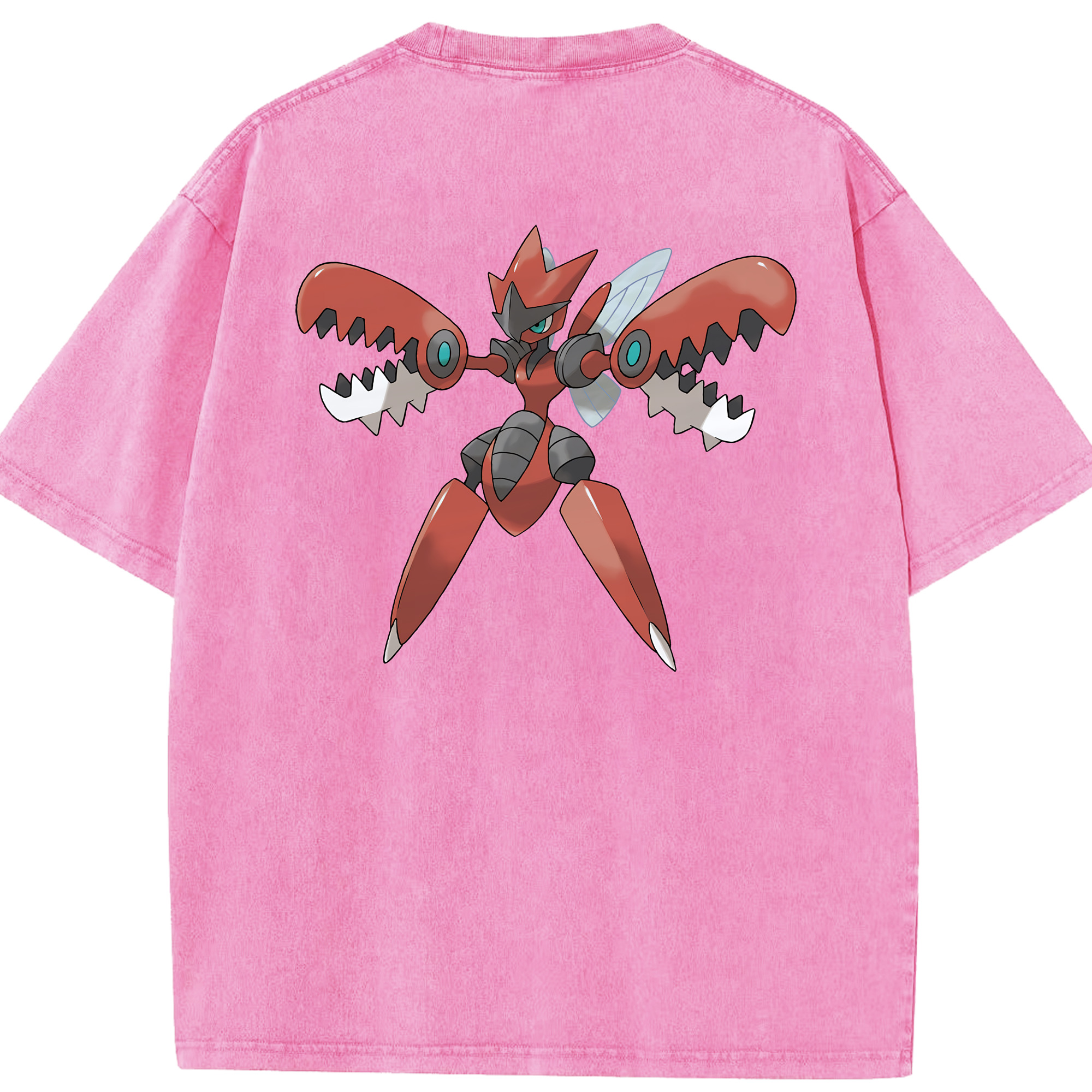 （画像用） ポケットモンスター Pokémon 綿100% ヴィンテージ風 半袖Tシャツ（背面プリント）